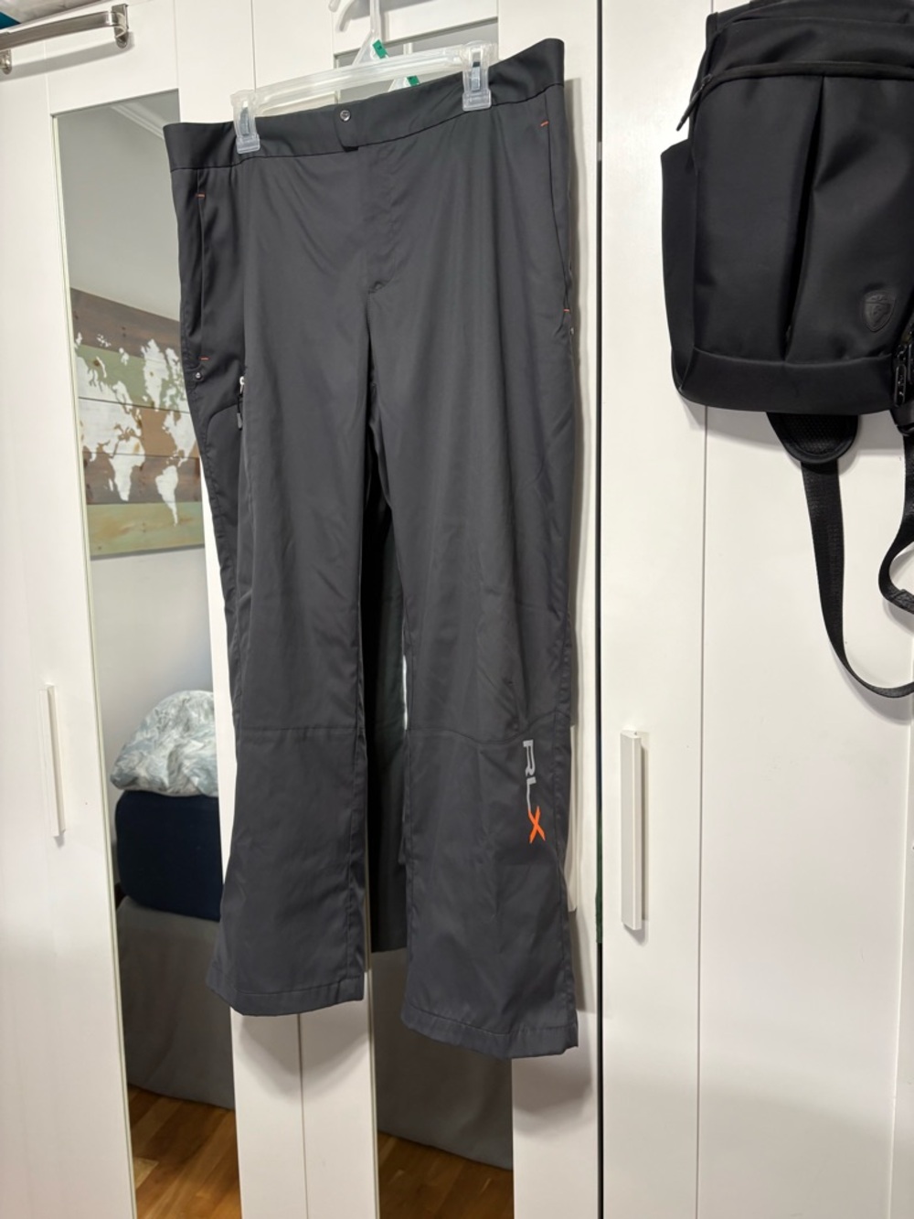 Women’s Ralph Lauren Outdoor Softshell performance Pants with Orange Accent